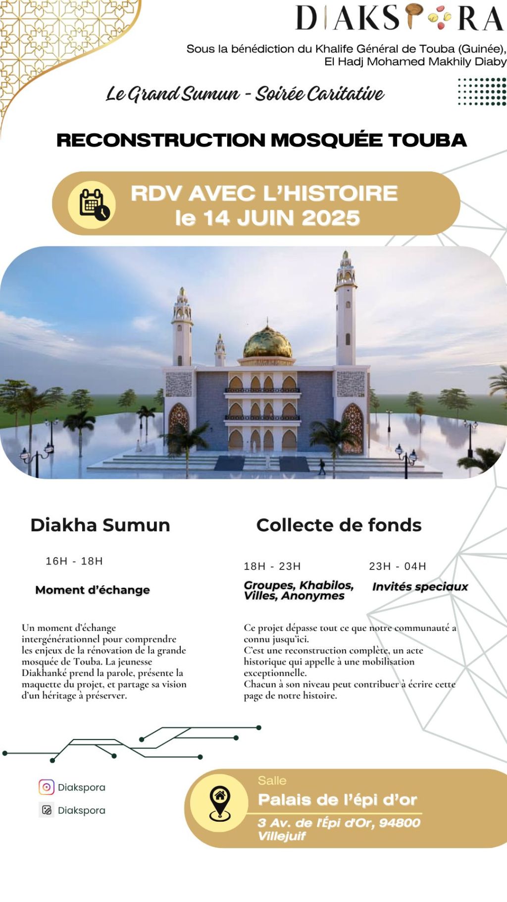 14 JUIN 2025 – UNE RÉUNION HISTORIQUE POUR LA « DIASKPORA » DIAKHANKÉ : SOLIDARITÉ, FOI ET&nbsp;IDENTITÉ