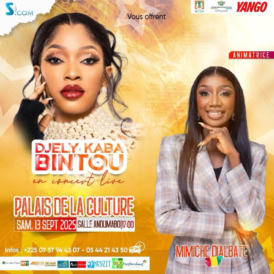 Côte d’Ivoire : Mme Touré Mimiche Diabaté animera le concert de Djelykaba Bintou à&nbsp;Abidjan